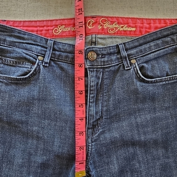 CJ by Cookie Johnson Cosmos Bootcut Denim Distressed Stretch Jeans Size 29 - Picture 8 of 15